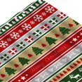 thumbnail image 3 of Cortina de ducha Feliz Navidad árbol de Navidad invierno copo de nieve ciervo regalo estrella cortina de ducha con 12 ganchos decorativos 72x72 pulgadas, 3 of 5