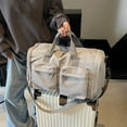 thumbnail image 4 of Compact Foldable Bag Large Capacity Shoulder Bag Crossbody Bags with Reinforced Handle for Travel and Outdoor, 4 of 9