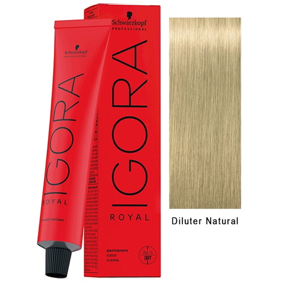 Schwarzkopf Professional Igora Royal Permanent Hair Color Creme Dye (D-0 Diluter Natural)