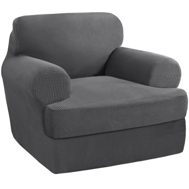 Stretch Couch Cushion Slipcovers Replacement Simple Solid Color All-Inclusive Cushion Sofa Cover Gift for Families Friends