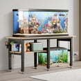 thumbnail image 4 of Jocisland Adjustable 2-Tier Workbench with 4 Ac Outlet and 2 Usb Ports Power Outlets, 2000 lbs Capacity, Rubber Wood Top for Garage, Workshop(72X24In), 4 of 8