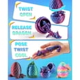 thumbnail image 6 of 4 pcs 8" 3D Printed Dragon Eggs, Mystery Crystal Dragon Egg for Easter Basket Stuffers, Unique Easter Toys & Decor, Fantasy Tabletop Decor for Kids & Collectors, 6 of 7