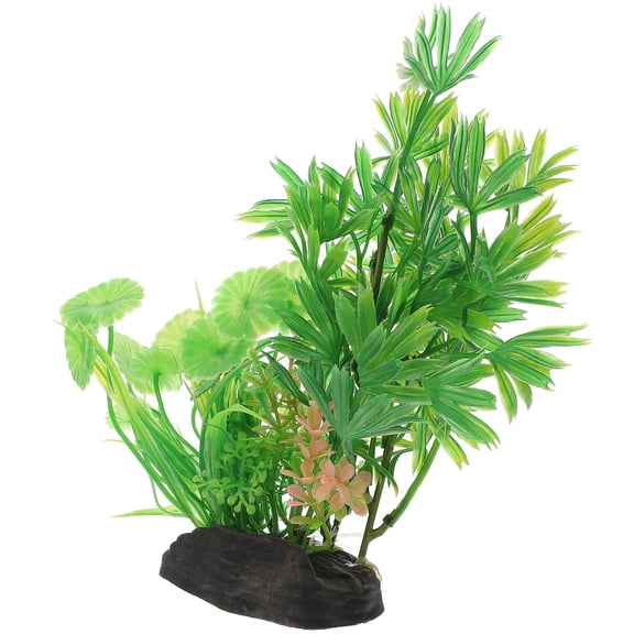 ETEREAUTY Aquarium Plastic Plant Decoration for Fish , Realistic Aquatic Ornament to Underwater Landscape