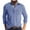 Light Blue, variant on Men's Fashion Polo Shirts Cotton Classic Long Sleeve Thermal Button Shirt with Pocket