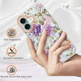 thumbnail image 2 of Case for Samsung Galaxy S23 FE Phone case, cute floral design, magnetic shockproof heavy-duty protection, 2 of 5