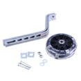 thumbnail image 1 of 1 Paire de Roues Stabilisatrices pour Accessoires de Vélo pour Enfants avec Stabilité Réglable et Acier Noir Résistant aux UV, 1 of 8