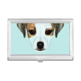 thumbnail image 1 of Jack Russell Terrier Dog Pet Animal Business Card Holder Case Pocket Box Wallet, 1 of 3