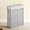 Cloud White, variant on LEDREM 14.5-Gallon Slim Laundry Hamper with Lid, Rattan Clothes Basket with Removable Liner & Handles, Foldable, Space-Saving, Cloud White