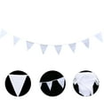 thumbnail image 2 of Banderines triangulares de 10 metros que cuelgan banderines para decoración de banquetes de boda, 2 of 8