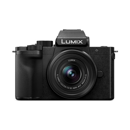 Panasonic LUMIX G100 4k Mirrorless Camera, Micro Four Thirds Interchangeable Lens System, 12-32mm Lens, 5-Axis Hybrid I.S., DC-G100DKK (Black)