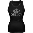 thumbnail image 1 of Queen Black Soft Juniors Tank Top, 1 of 1