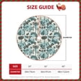 thumbnail image 2 of Xecao Flowers In Vintage Pattern Christmas Tree Skirt Round Xmas Tree Mat Base Cover for Holiday Home Decorations-36", 2 of 6