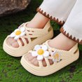 thumbnail image 2 of Godom Girls' Sandals Summer Dress Shoes Lightweight Open Toe Beach Sandal for Toddler Little Big Kid, 2 of 7