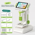 thumbnail image 1 of Kids' Educational Science Microscope Kit with 4.0 HD Display - 1600x Magnification, 3.97-inch Screen, Rechargeable Lithium Battery, 3 Light Levels, 8 Volume Settings, Includes Slides, Tweezers,, 1 of 6