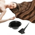 thumbnail image 2 of Necvior 2 pcs Hair Dye Color Brush Bowl Combo Coloring Brush Kit Set Tint Tool Bleach, 2 of 9