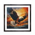 thumbnail image 3 of Flying Eagle in Red Cloud Sky DIY 5D Diamond Art Painting by Number Kits for Adults Paint with Full Drill Round Diamond Gems Painting Art Craft for Home Wall Decor 13.8x13.8inch(2), 3 of 8
