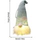 thumbnail image 2 of Navidad Rudolph muñeco de peluche sin rostro colgante luminoso regalo de Navidad para niños decoración del hogar colgante azul, blanco 1 Uds, 2 of 5