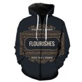 thumbnail image 1 of Sudadera con capucha y cremallera con estampado 3D de grafiti geométrico para hombre y mujer, estilo Harajuku 3D, 1 of 6