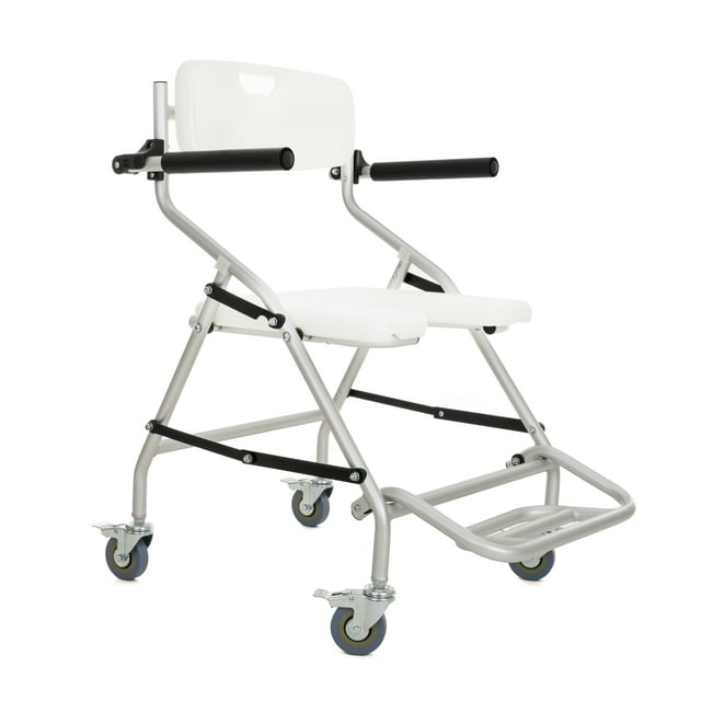Silla ducha con ruedas HILPHY MEDICAL aluminio ultraligero