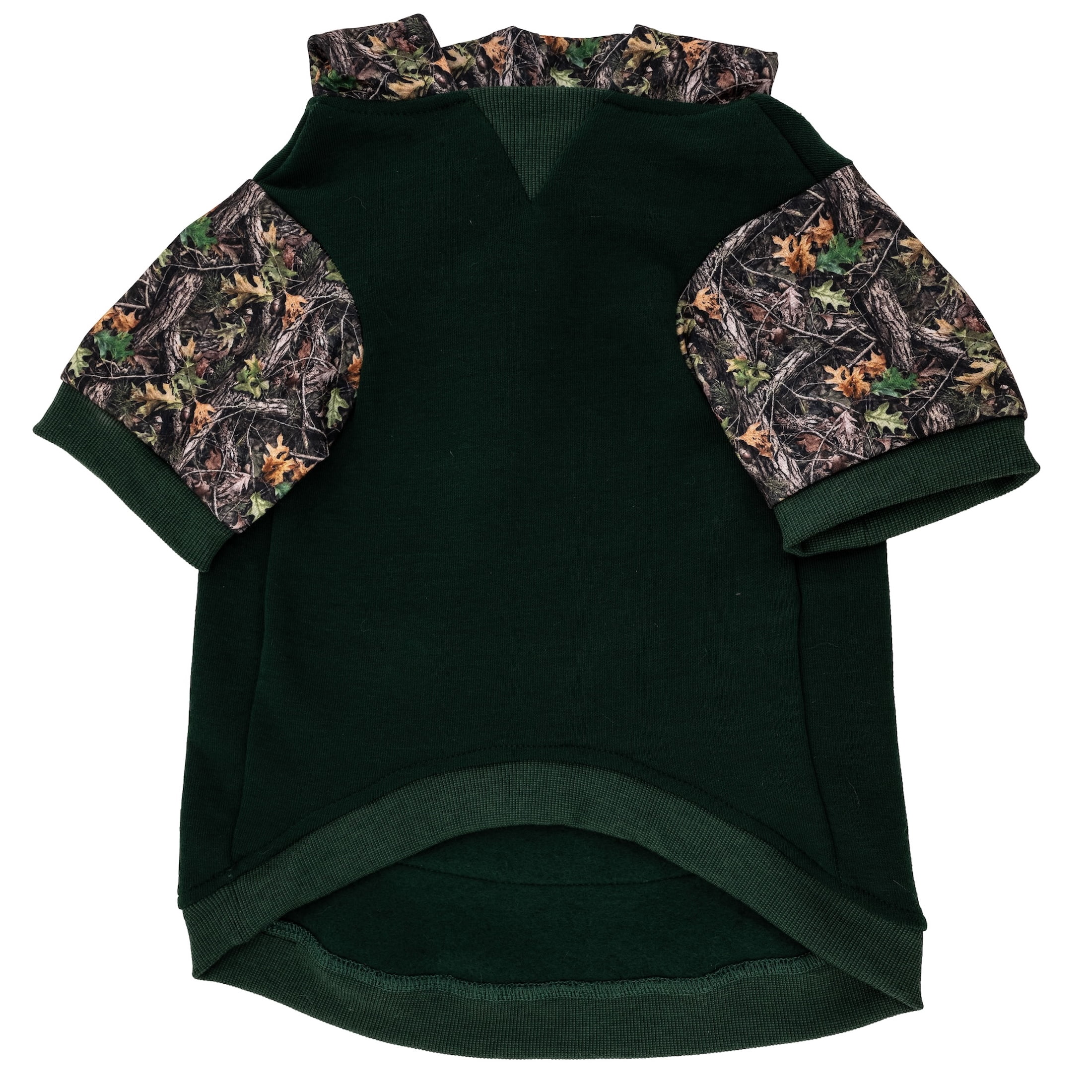 Remington Camo Logo Pet Hoodie for Dogs, Sage, Size M