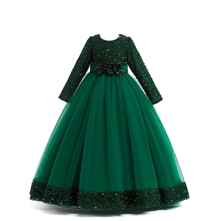 Fddmis Teen Christmas Dress Semi Formal Wedding Guest Dress Girls Dress Size 6 Girls Up Clothes Size 7-8 Thanksgiving Outfit Toddler Size 5 Girls, 8-9