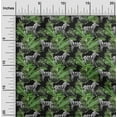 thumbnail image 2 of oneOone Velvet Green Fabric Tropical Abstract Leaf With Animal Fabric For Sewing Printed Craft Fabric By The Yard 58 Inch Wide, 2 of 4