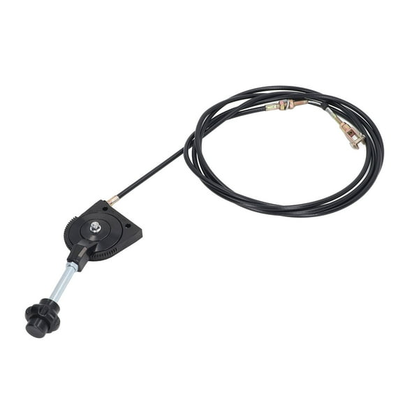 Manual Throttle Control Cable, Quick Response 4meter Stainless Steel Joint Arbitrary Bending Throttle Motor Cable for Heavy Equipment