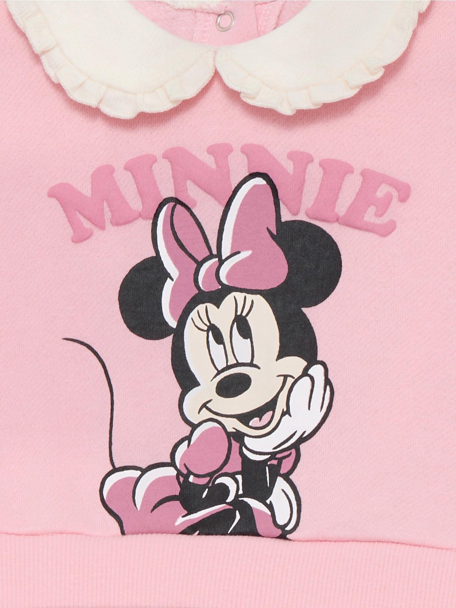 Minnie Mouse Baby Girls Layered Sweatshirt and Leggings Outfit Set, 2-Piece, Sizes 0M-24M