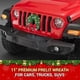 thumbnail image 1 of 12Inch Car Christmas Wreath with Light Christmas Car Decoration with Red Bow Christmas Wreath for Car, 1 of 5