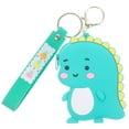 thumbnail image 5 of FESTFENDS Dinosaur Keychain Cartoon Animal Key Chain Dinosaur Design for Teenagers Holding Small Items 1Set, 5 of 8