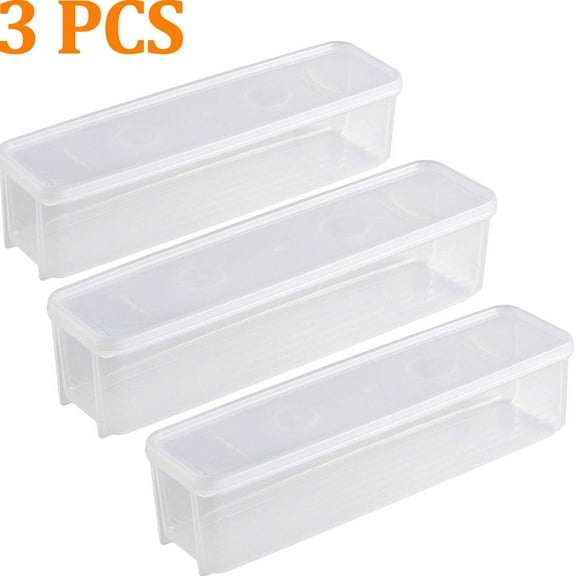 3 Packs Pasta Storage Containers,Pasta Container Noodle Food Storage Spaghetti Keeper Box with White Cover