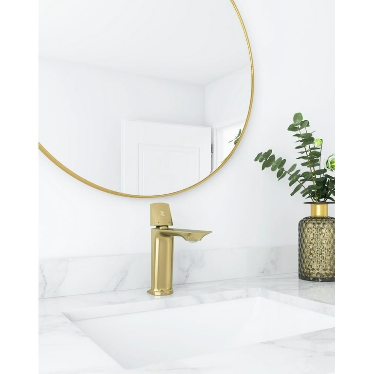 YZZY Bathroom Faucet Single Handle Sink 1 Hole Basin Faucet