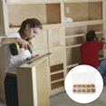 thumbnail image 1 of BRIGHTFUFU 500Pcs Stable Non-slip Threaded Inserts Nuts for Pine and Fiberboard Furniture, 1 of 8