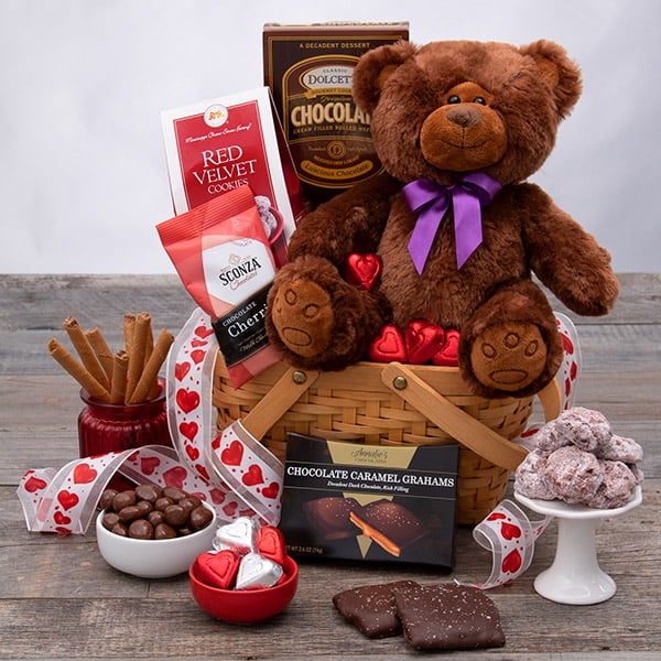 teddy bear and chocolate