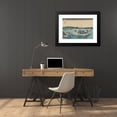 thumbnail image 4 of Katsushika Hokusai 24x18 Black Modern Framed Museum Art Print Titled - Viewing Sunset Over Ryogoku Bridge from the Ommaya Embankment (Edo), 4 of 5
