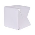 thumbnail image 4 of Labymos Kit de Tente Portable DIY LED Studio Light Mini Pliable Photo Studio Softbox 6500K avec Bande LED Intégrée 1 Pce 6 Couleurs Différentes de Fond Entrée USB 5V 1A pour Petits Produits Nature Morte, 4 of 7