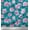 Teal Green, variant on Soimoi Cotton Duck Fabric Honeycomb Design,Leaves & Rose Floral Decor Fabric Printed Yard 42 Inch Wide
