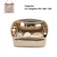 thumbnail image 4 of Organizador para Delightful PM MM GM Insert Bags Maquillaje Bolso de mano Monedero interior Bolsa de viaje portátil Forro Base de cosméticos Shaper Personalizado, 4 of 5