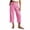Pink-capris women, variant on AnuYalue Capris for Women Casual Side Drawstring Capri Pants Plaid Boho Fall Cropped Pant with Pocket