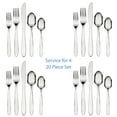 thumbnail image 2 of Mainstays Breck 20-Piece Stainless Steel Silver Flatware Set, Service for 4 Adults, 2 of 9