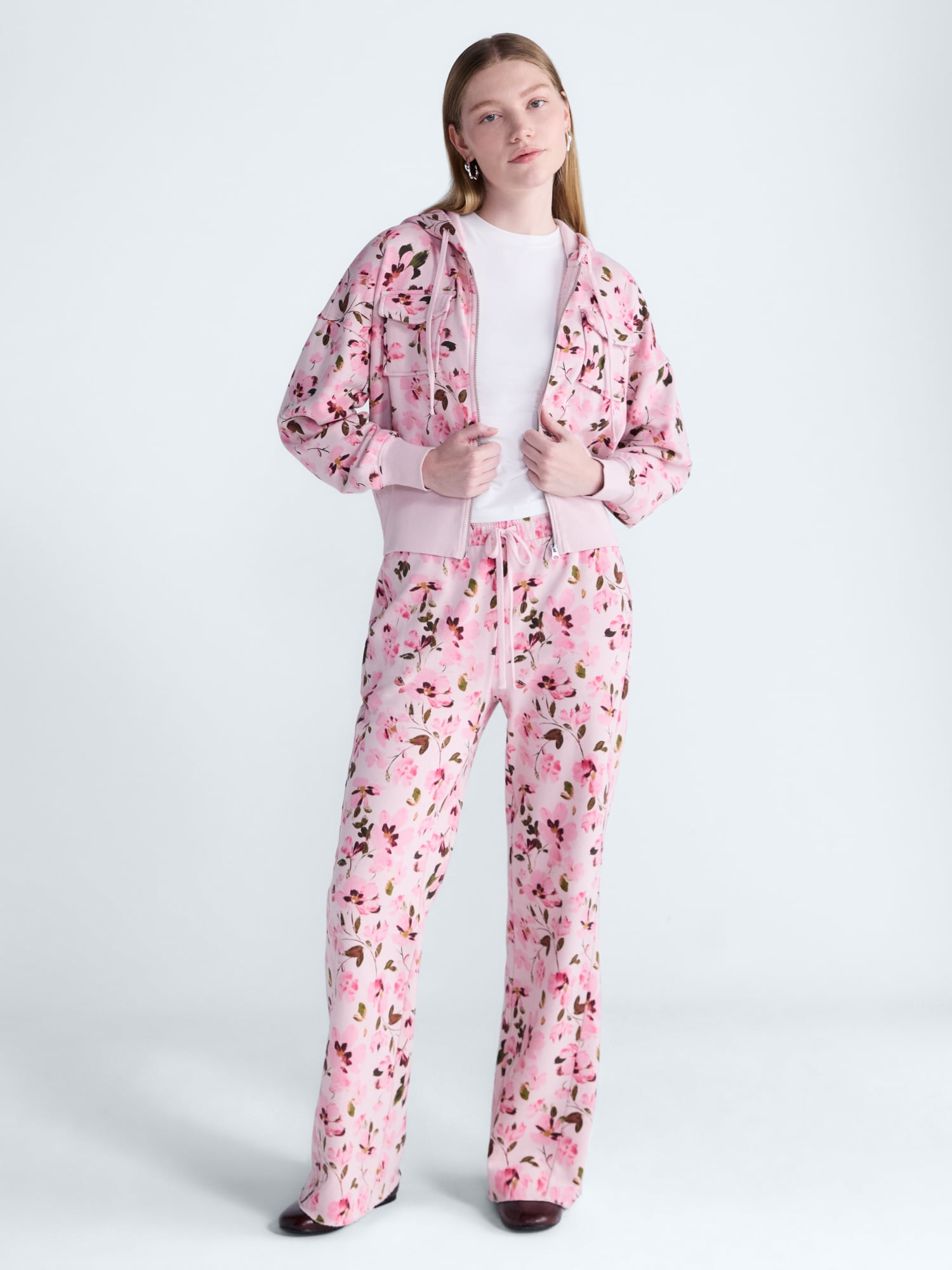 Scoop Women’s and Women's Plus Fleece Flare Leg Sweatpants, Regular and Short Lengths, Sizes XS-4X