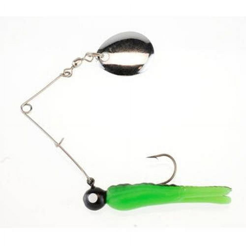 (3 pack) Johnson Original Beetle Spin Fishing Lure, Catalpa/Black Stripe, 1 in
