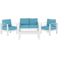 thumbnail image 3 of Safavieh Nason 4 Piece Contemporary Outdoor Living Set, 3 of 7