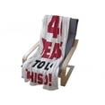 thumbnail image 4 of 40th Birthday Soft Flannel Fleece Throw Blanket, 40 Years and Looking Confident Cool Funny Catchphrase, Cozy Plush for Indoor and Outdoor Use, 50" x 70", Dark Coral Black White, by Ambesonne, 4 of 6