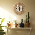 thumbnail image 4 of GROWTH TANK 2 Pieces Nordic Straw Wall Hanging Decor Tapestry Animal W/ Rope Handwoven 40cm C, 4 of 9