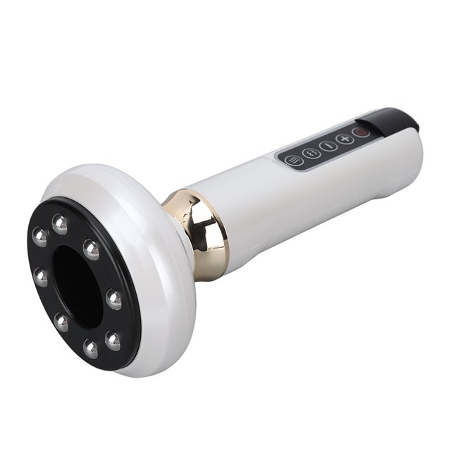 Masseur Électrique de Raclage, Massage Électrique de Thérapie de Ventouse d'Anggrek 12 Engrenages d'Aspiration Boules d'Acier Pression Négative Compresse Chaude Machine de Massage de Gua Sha