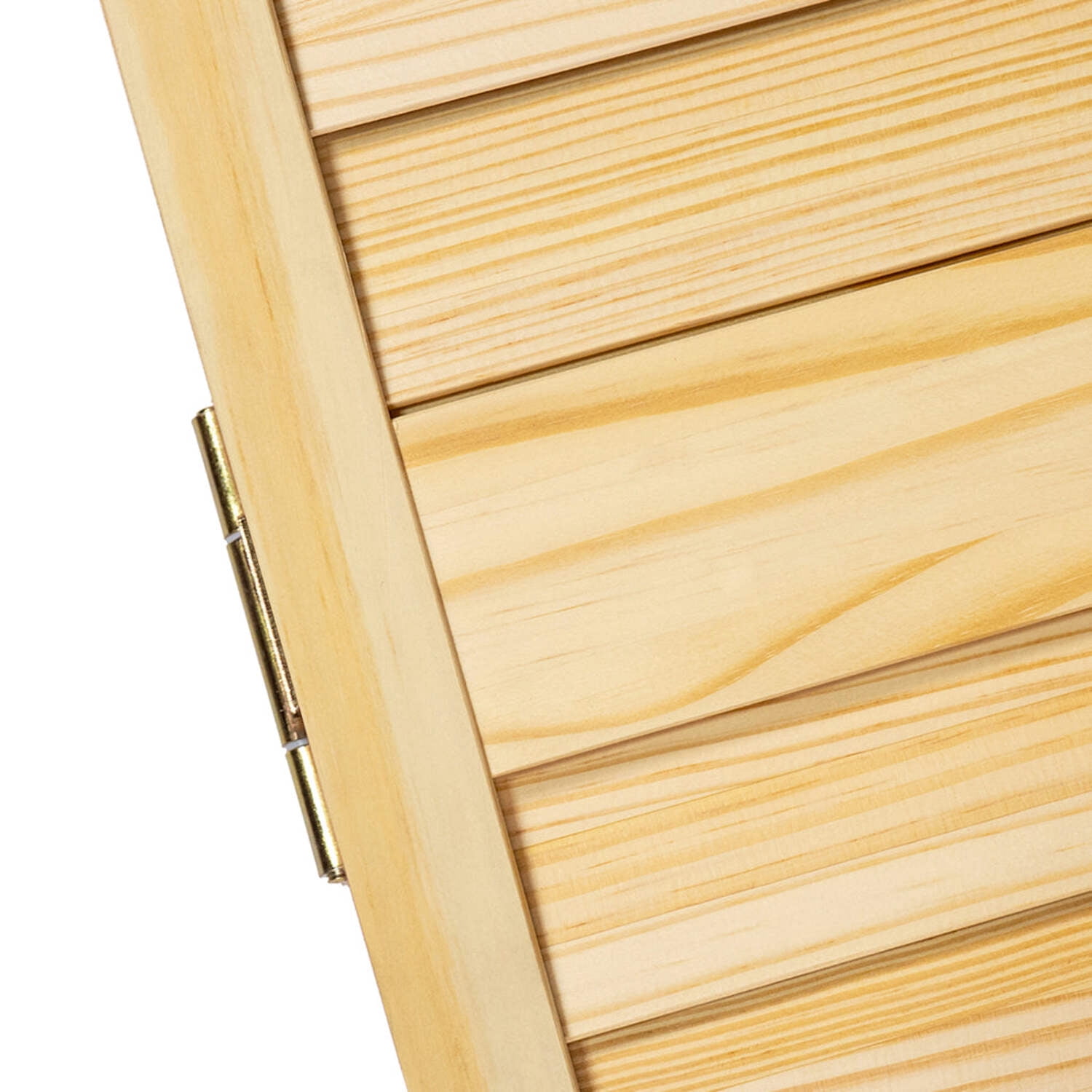 28 in. x 80 in. Traditional Six Panel Clear Solid Core Pine Bi-fold Door