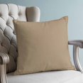 thumbnail image 4 of Pillow Covers 20x20 Set of 2, Brown Textured Throw Pillow Covers Decorative Couch Cushion Cover, Farmhouse Country Woven Striped Microfiber Soft Square Pillowcases for Bedroom Living Room Sofa, 4 of 9