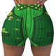 thumbnail image 2 of Balery St Patrick's day Pantalones cortos de entrenamiento estampados para mujer, sin costuras, ajustados, para gimnasio, yoga, correr, deportes, ejercicio activo, fitness.-XX-Large, 2 of 8