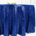 thumbnail image 2 of Efavormart 120" Wholesale Premium Royal Blue Table Cover Sparkly SEQUIN Round Tablecloth For Wedding Banquet Party Home Decor, 2 of 11